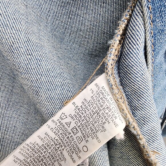 prAna Dree Denim Jean Jacket Women's Size S Blue Button Front - Picture 6 of 7